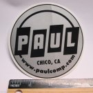 4" PAUL Comp Chico CA  (RIDE DH MX MTB Mountain Road Frame Bike) DECAL STICKER