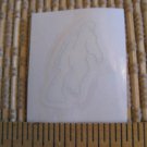 THREE (3) 1" White YETI CYCLES MTB BICYCLES car rack BIKE FRAME STICKER DECAL