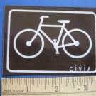 3.5" CIVIA Road Tri Mountain Cruiser Commute  Ride Bike Bicycle DECAL STICKER