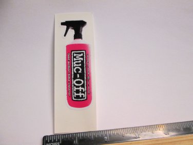 3.25" MUC OFF Lube BOTTLE MTB Bicycle Road Tri Mountain Frame Bike STICKER DECAL