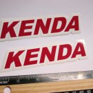 TWO 5" KENDA Tire MTB BMX STREET DIRT TRAIL Ride Frame Bicycle DECAL STICKER rbz