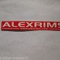 ONE - 5.75" ALEX RIMS red Bike Mountain Bicycle Ride STICKER DECAL (RBRA)