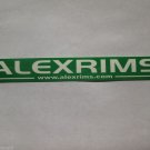 ONE - 5.75" ALEX RIMS Green    Bike Mountain Bicycle Ride STICKER DECAL (RBRA)