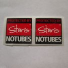 TWO - 1" STANS NO TUBES   Bike Mountain Bicycle Ride STICKER DECAL (RBRA)
