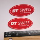 TWO - 2" DT SWISS Rim Hub (Dirt RIDE BMX DH MX MTB Frame Bike DECAL STICKER rbz