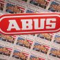 one - 6" ABUS Lock Street Road MTB Mountain Bike Frame Bicycle DECAL STICKER rbz