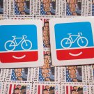 2 PEOPLE FOR BIKES Ride  MTB RIDE DH Mountain Road Frame Bike DECAL STICKER rbz