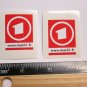 TWO 1 3/8" MACH 1 One Road MTB Race TRAIL Ride Frame Bicycle DECAL STICKER rbz