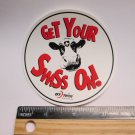3.5" DT SWISS Get Your ON (Dirt RIDE BMX DH MX MTB Frame Bike DECAL STICKER rbz