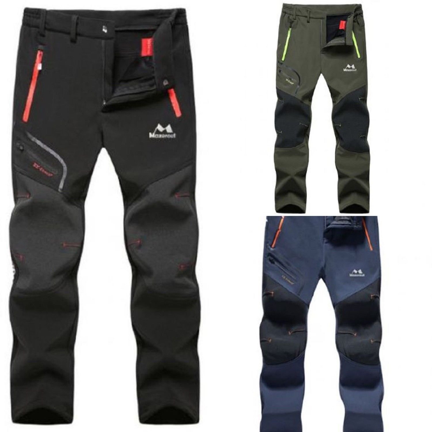 Fishing Waterproof Camping Man Women Winter Trekking Fleece Outdoor Hiking Pants