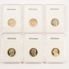 1973-S To 1978-S Proof Jefferson Nickles