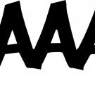 BRAAAP! VINYL STICKER 8X2.5
