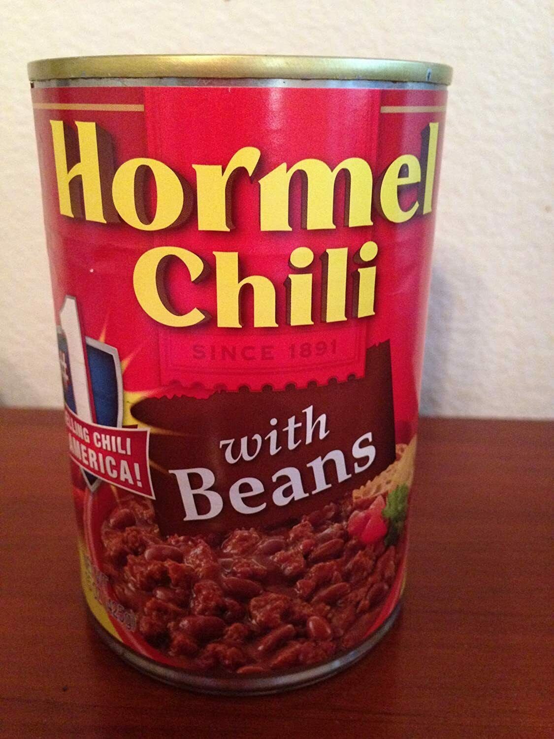 Hormel Chili with Beans - SIX /15 oz. cans