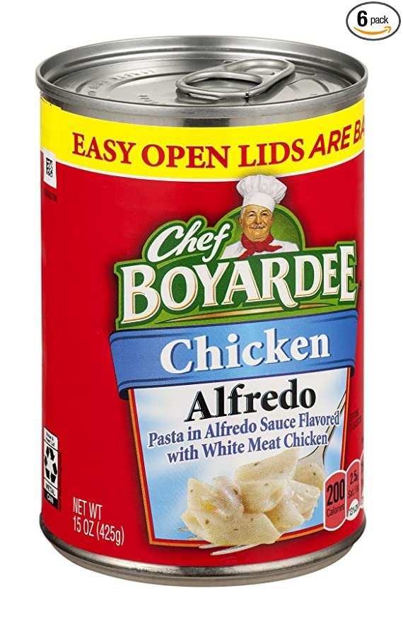 Chef Boyardee Chicken Alfredo Pasta 15.00 oz Pack Of 8
