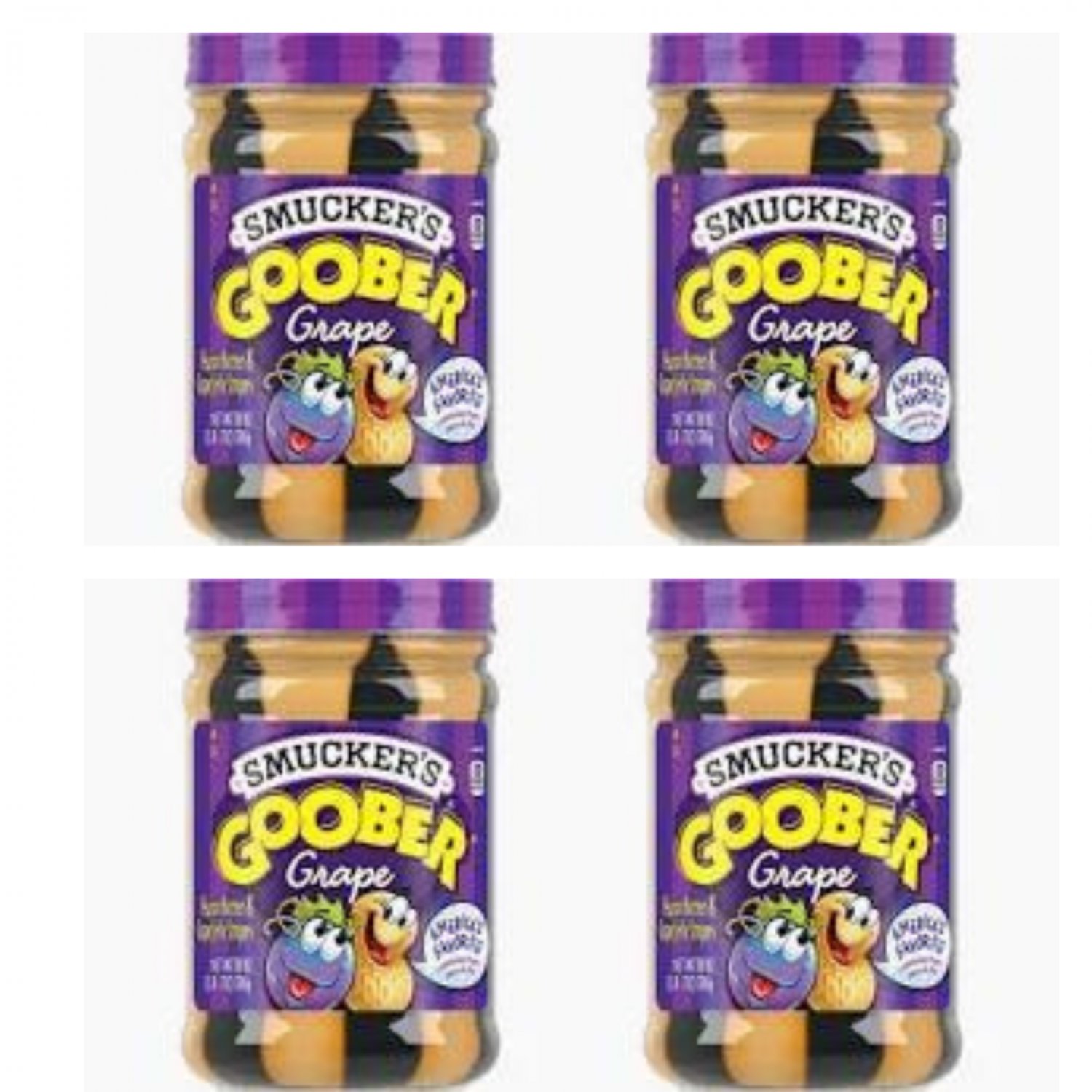 Smucker's Goober Grape Peanut Butter And Jelly Spread - 18oz, 4 Pack