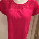 Hot Pink Sequence DKNY JEANS Blouse
