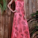 Strapless Sleeveless Printed Dress