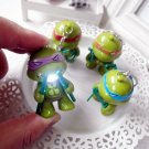 1PC LED Lighting Sound Turtle Key Chain Kid Toy