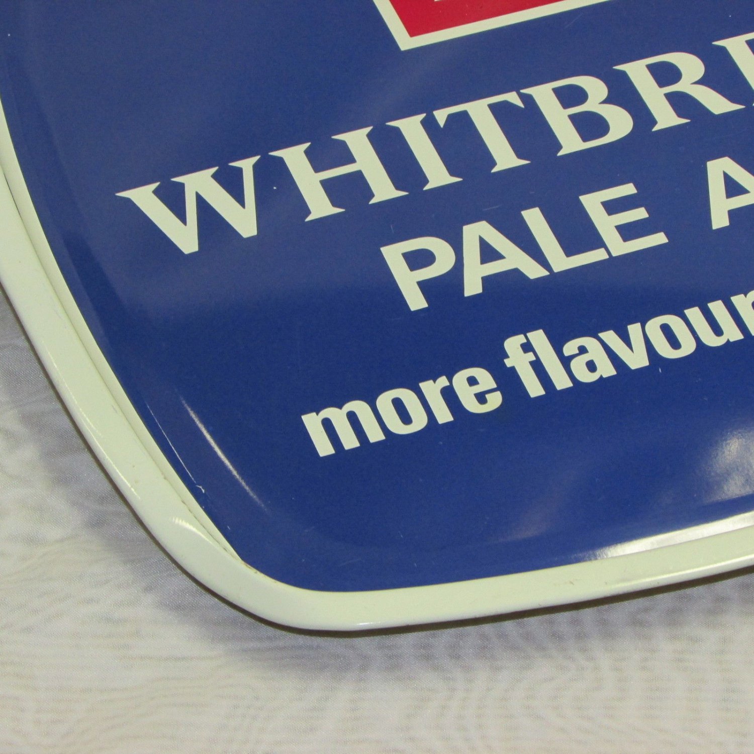 WHITBREAD PALE ALE VINTAGE BEER PUB SERVING TRAY RED STAG LOGO RETRO