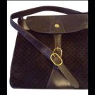 Vintage, Gucci, Brown, Leather, Suede, Purse. Good Condition