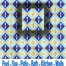 NADIA DESIGN ACCENT TILE 4in X 4in, in Antique Looking Ceramic Tiles