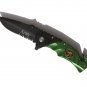 GIFT FOR DAD HUNTING KNIFE 3.5" SERRATED BLADE ARMY LOGO WITH BELT CLIP & EXTRAS