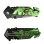 GIFT FOR DAD HUNTING KNIFE 3.5" SERRATED BLADE ARMY LOGO WITH BELT CLIP & EXTRAS
