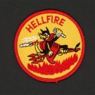 HELL FIRE HELLFIRE USMC US MARINE CORPS MARINES EMBROIDERED PATCH 3 inches