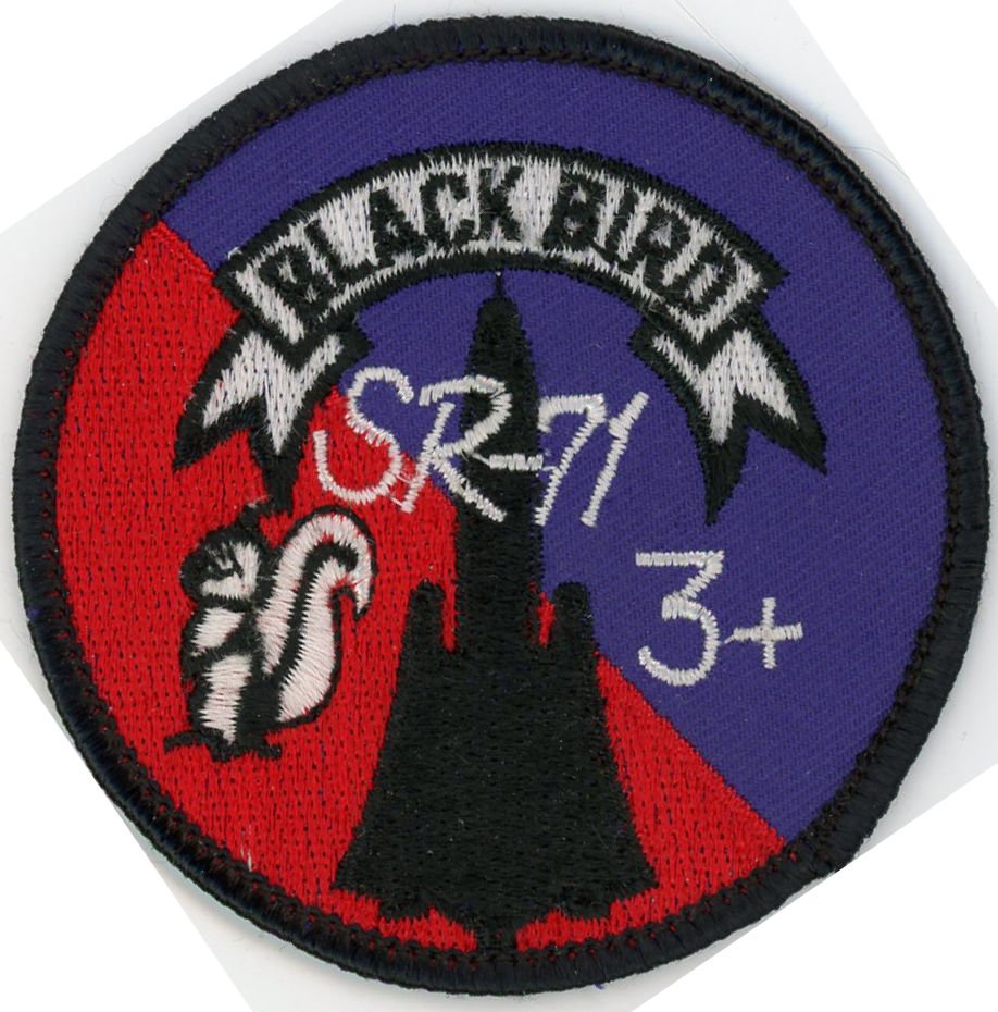 LOCKHEED SKUNK WORKS SR-71 BLACKBIRD MACH 3 + USAF RECON TRS Squadron 3
