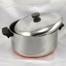 Revere Ware 1801 Vintage Stock Pot 6qt with Lid ~ Clinton, Ill ~ Made in the USA