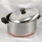 Revere Ware 1801 Vintage Stock Pot 6qt with Lid ~ Clinton, Ill ~ Made in the USA