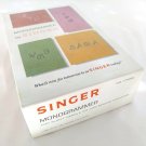 Singer 171256 Monogrammer for Slant Needle 750 Series Zig-Zag Machines & Manual