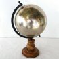 Decorative Globe on Wood Base Metallic Sheen 8" Diameter ~ Very Slight Damage