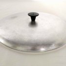 Vintage Flat Aluminum Lid for Skillet Fry Pan or Stock Pot fits 10¼" Opening