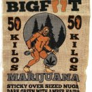 Novelty BIGFOOT Burlap Marijuana Weed Bag Sack 50 Kilos ~ NEW UNUSED