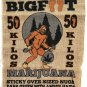 Novelty BIGFOOT Burlap Marijuana Weed Bag Sack 50 Kilos ~ NEW UNUSED