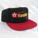 Texaco Havoline Racing Trucker Hat Poly Cotton Snap Back w/ Embroidered Logo