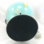 Lighted Earth Globe Plastic 8" Diameter for Bookshelf Mantle Desktop ~ DAMAGED