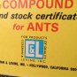 Uncle Miltons Original GIANT ANT FARM Vintage 1967 by Cossman & Levine