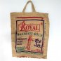 Royal Basmati Rice Burlap Beach Tote Shopping Bag w/ Handle & Zipper