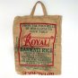 Royal Basmati Rice Burlap Beach Tote Shopping Bag w/ Handle & Zipper