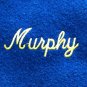 LOYOLA Varsity Letter Jacket Wool Leather Blue Gold Player Murphy Size 2XL