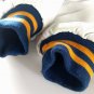 LOYOLA Varsity Letter Jacket Wool Leather Blue Gold Player Murphy Size 2XL
