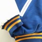 LOYOLA Varsity Letter Jacket Wool Leather Blue Gold Player Murphy Size 2XL