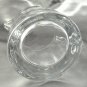 Embossed Mini MILK Pitcher Creamer Clear Glass 8oz w/ Pour Spout & Handle