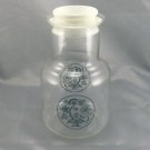 RARE Pyrex 3456-5 Old Town Blue 56oz Carafe Decanter w/ Lid ~ Made in the USA