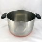 Revere Ware 1801 Double Ring Vintage Stock Pot Stainless Steel Copper Clad 5Qt