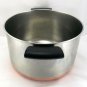 Revere Ware 1801 Double Ring Vintage Stock Pot Stainless Steel Copper Clad 5Qt