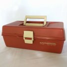 Woodstream PF1040 Old Pal Tackle Box Plastic Copper & Beige w/ Folding Tray