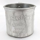 Swans Down Cake Flour Measuring Cup Vintage Lightweight Aluminum Promo w/ Handle